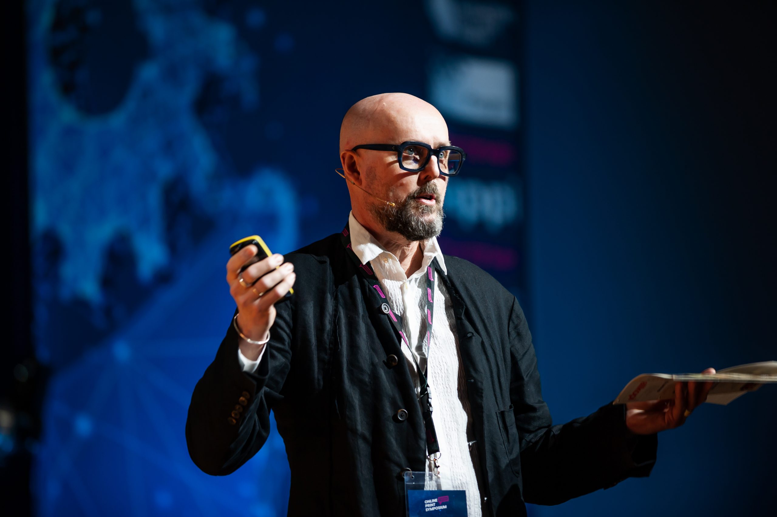 Patrik Knutsson participated as a speaker at the Online Print Symposium